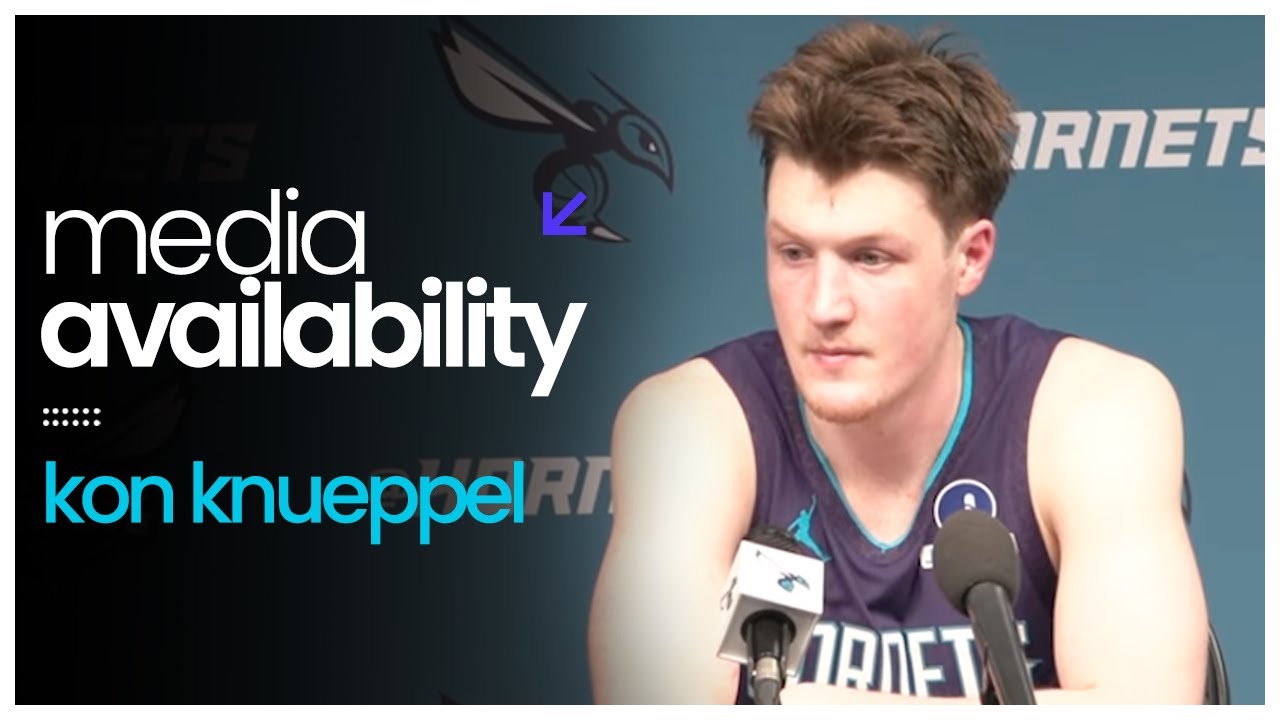 Hornets vs Pacers: Kon Knueppel Postgame Media Availability | 1/8/2026 background
