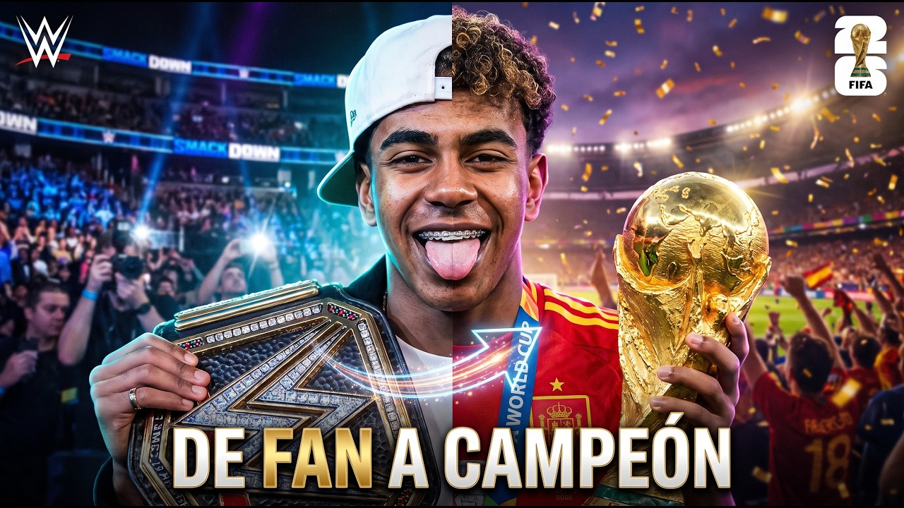 De fan a Campeón del Mundo: Lamine Yamal y su amor por WWE
