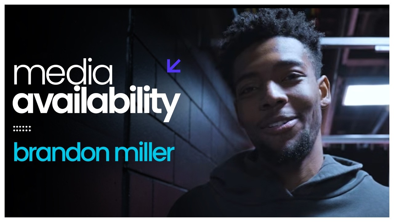 Hornets at Trail Blazers: Brandon Miller Postgame Media Availability | 3/11/2026 background