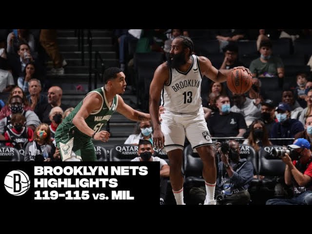 Brooklyn Nets Highlights vs. Milwaukee Bucks | 10/8/21 background