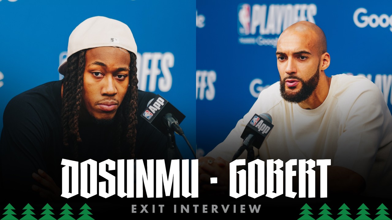 "The Fans Are Amazing. The Environment Is Amazing." | Gobert & Dosunmu Exit Interview | 05.15.26