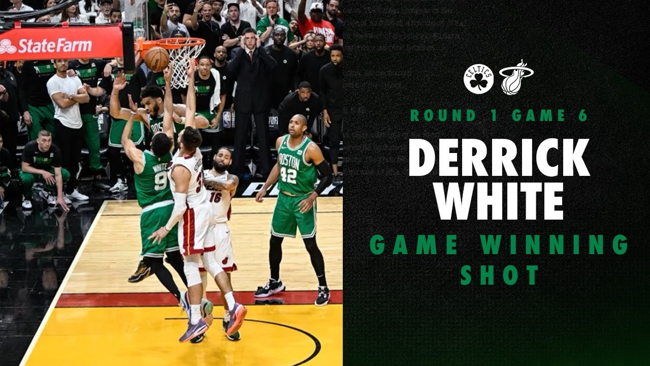 Derrick White Game-Winning Shot in Game 6 vs. Miami Heat | 2023 NBA Eastern Conference Finals background
