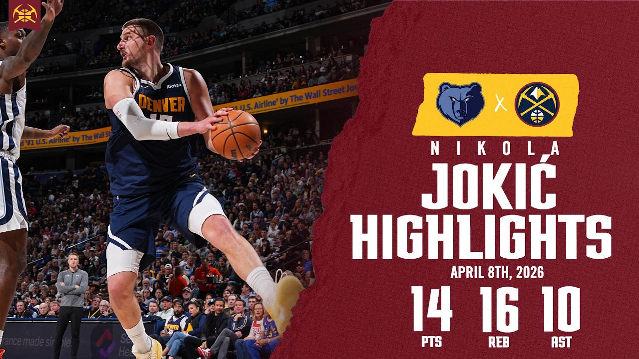 Nikola Jokić Cruises to TRIPLE-DOUBLE | Game Highlights DEN vs. MEM