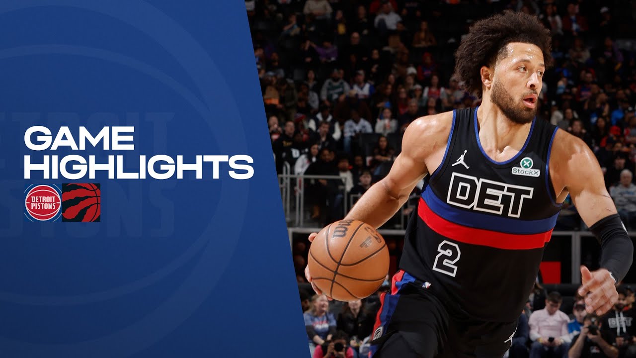 GAME HIGHLIGHTS: Pistons Win vs Toronto background