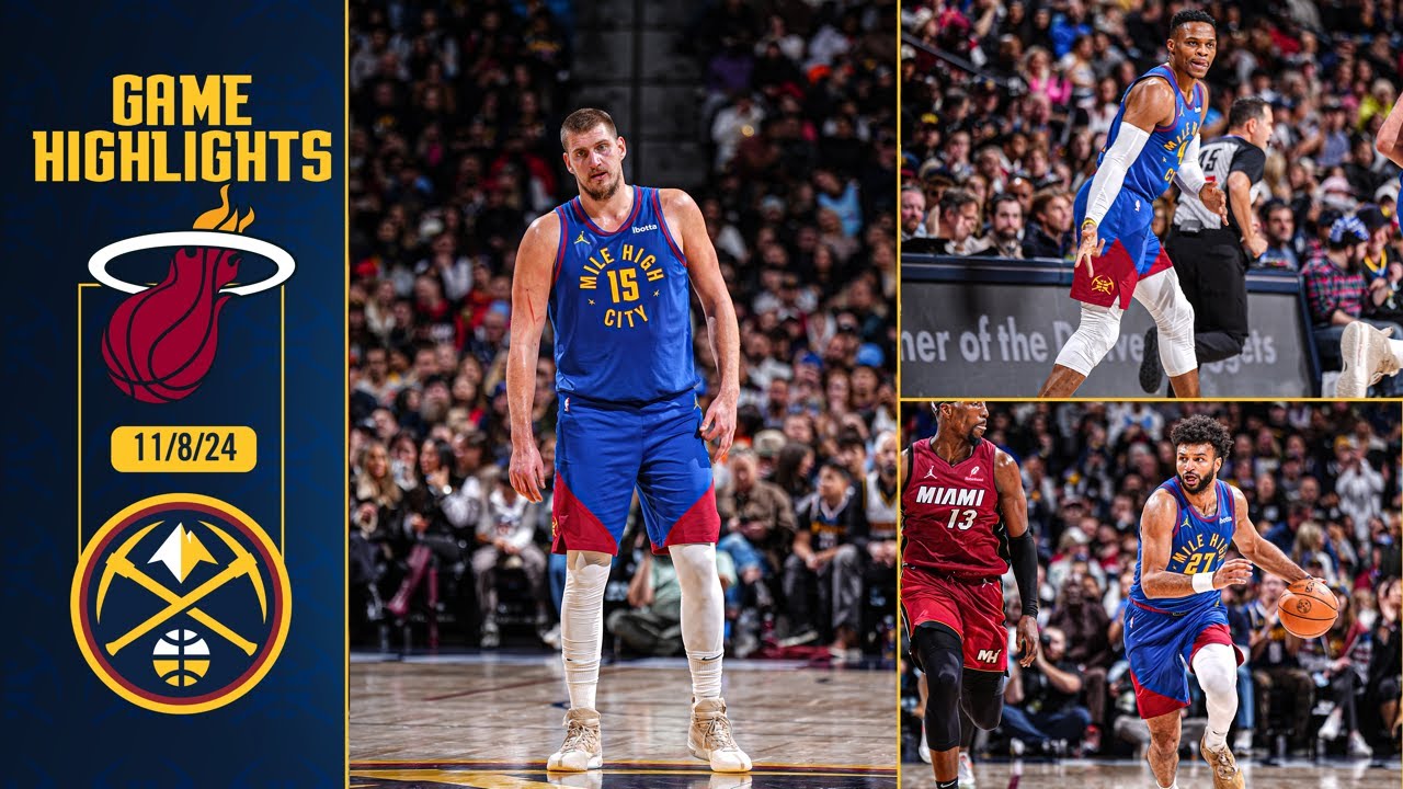 Nuggets Win Fourth Straight 📈 | Denver Nuggets vs. Miami Heat Full Game Highlights