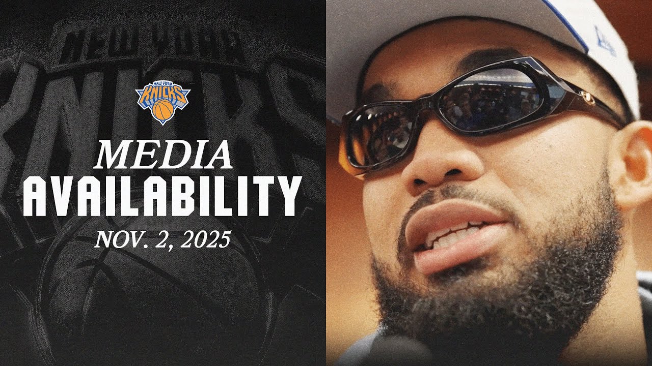 Coach Mike Brown, Jalen Brunson & Karl-Anthony Towns Postgame Media | November 2, 2025 background