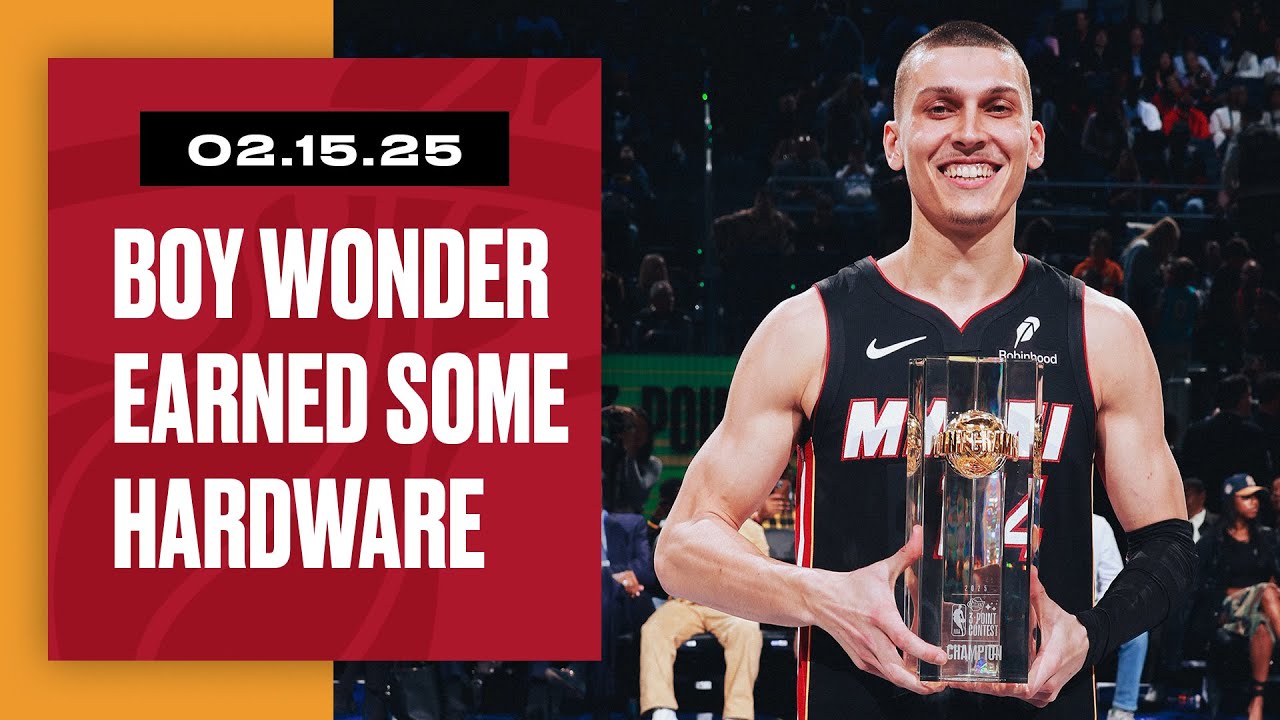 Tyler Herro Is The 3-Point Contest CHAMP ๐ Herro's Round 1 & 2 Results | February 15, 2025 background