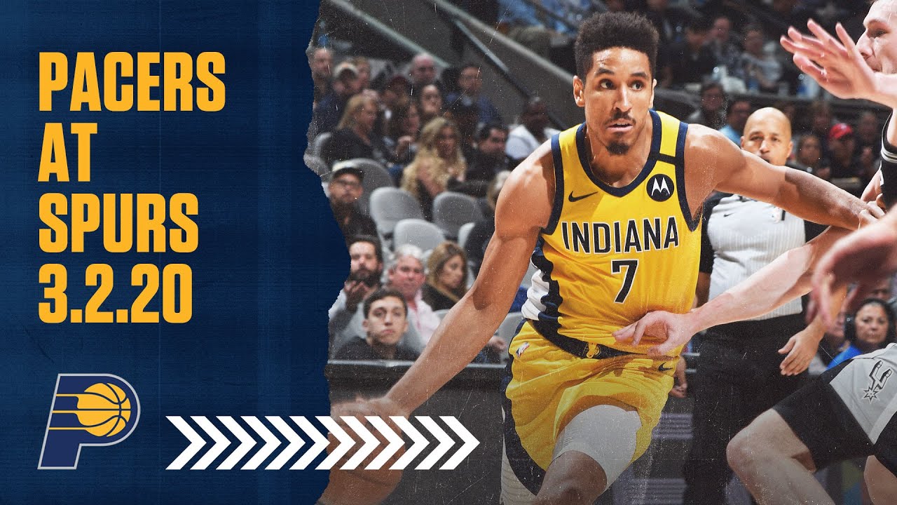 Indiana Pacers Highlights vs San Antonio Spurs | March 2, 2020 background