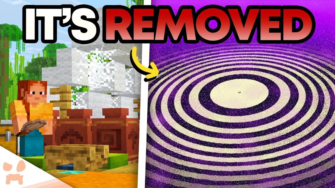 MINECRAFT JUST REMOVED END ISLAND RINGS + CAMPSITE ARCHEOLOGY… BUT TWISTED WARDEN IN VANILLA?! background