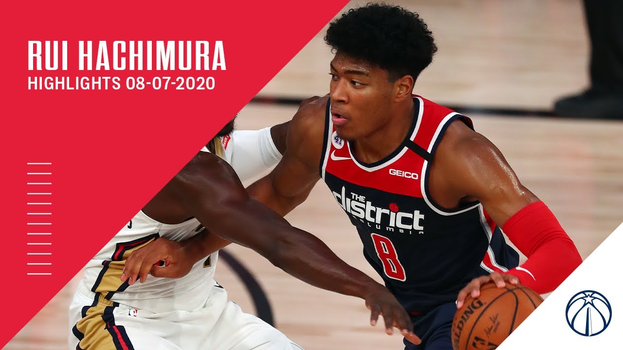 Highlights: Rui Hachimura vs. Pelicans - 08/07/20 background