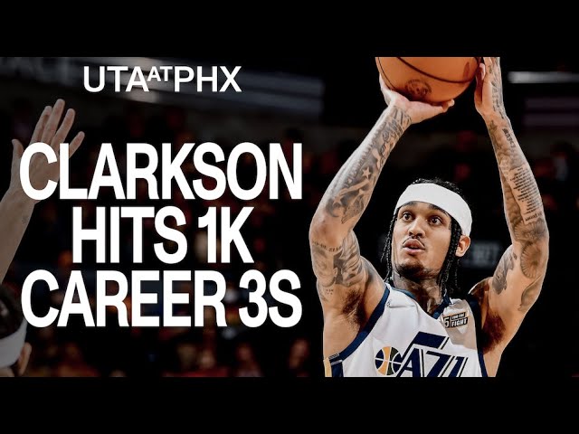 JC marks 1,000 CAREER THREES | UTAH JAZZ