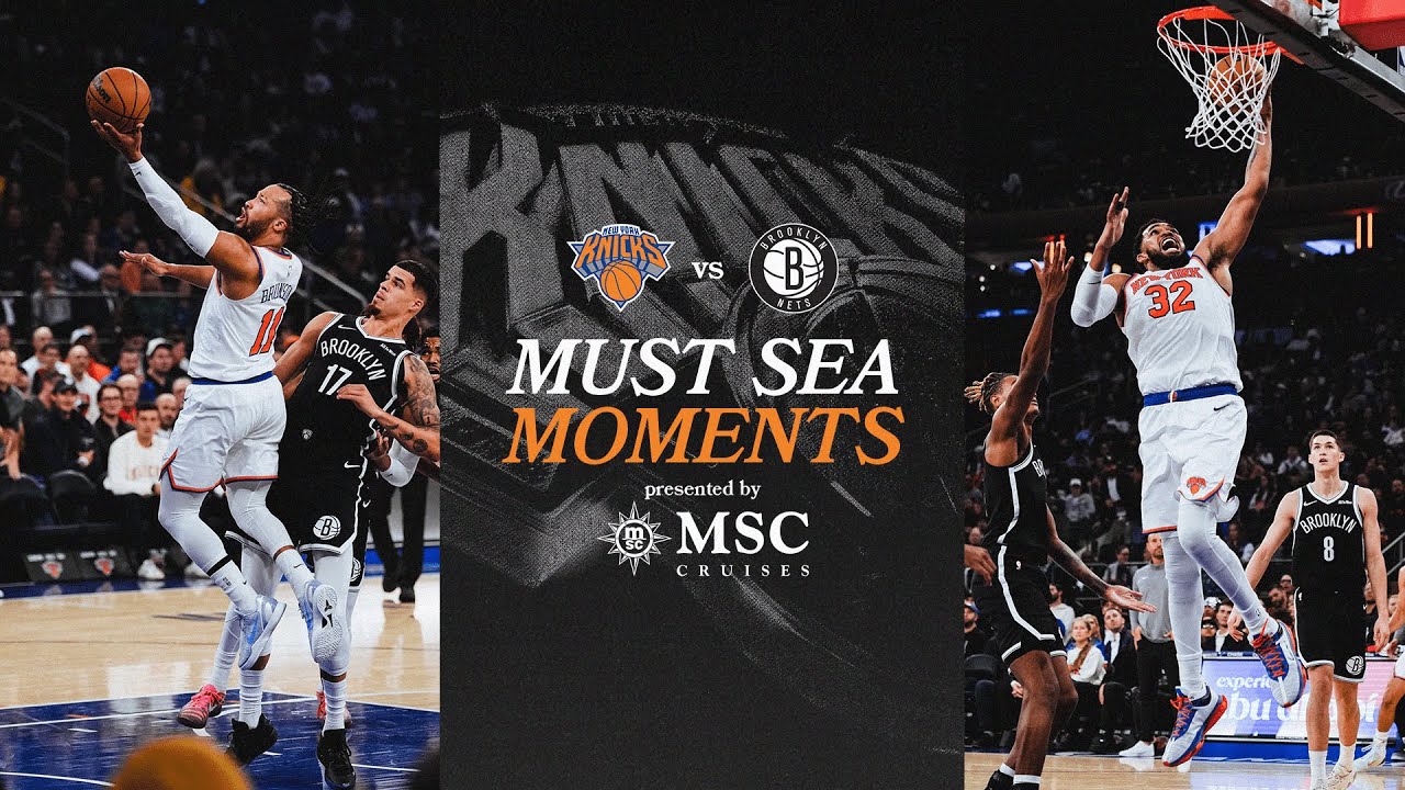 Knicks Win Against Brooklyn Nets At Madison Square Garden | November 9, 2025 background