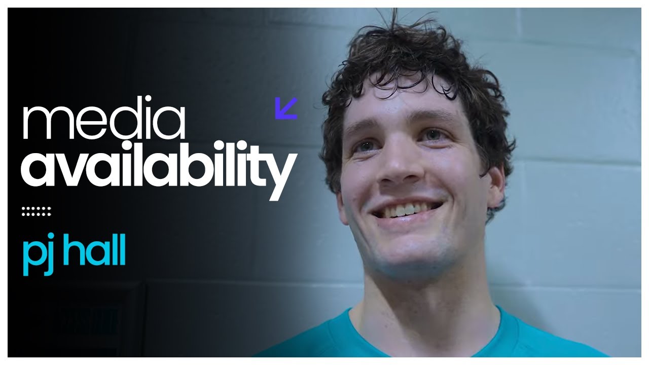 Hornets at Thunder: PJ Hall Postgame Media Availability | 1/5/2026 background