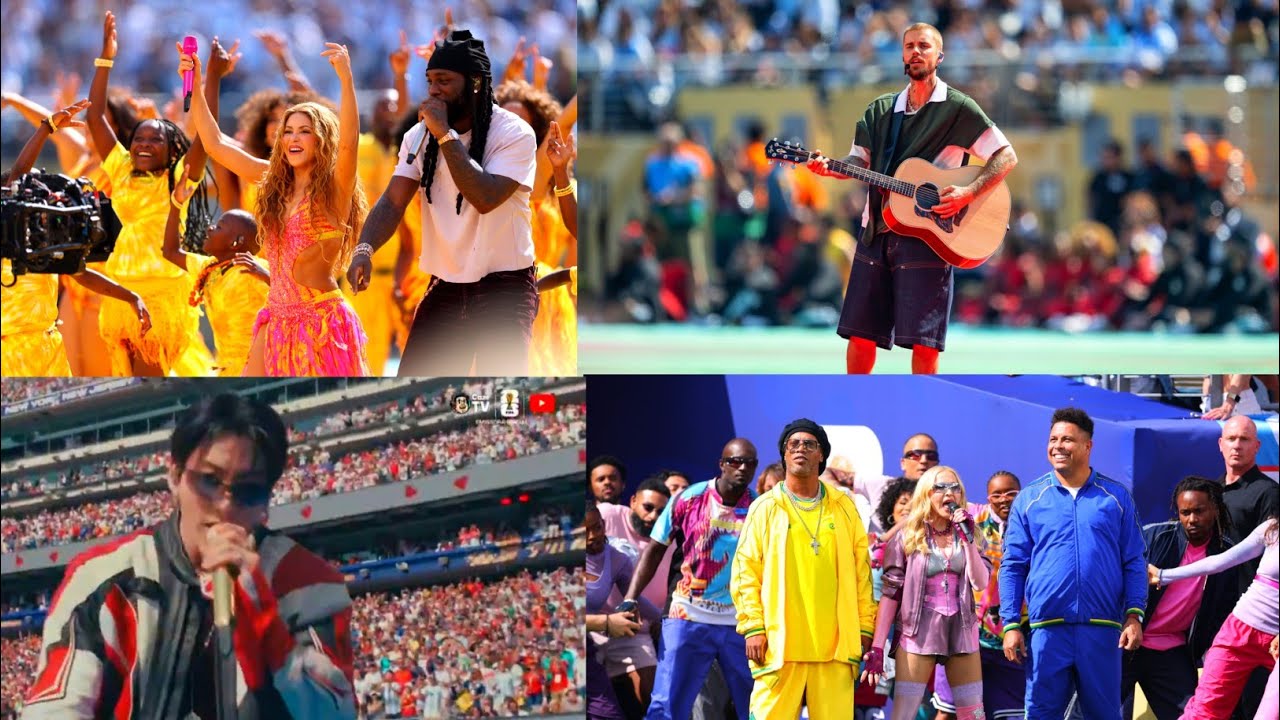 Fifa World Cup 2026 Closing Ceremony - Justin Bieber, BTS, Shakira, Tom Cruise, Coldplay Performance