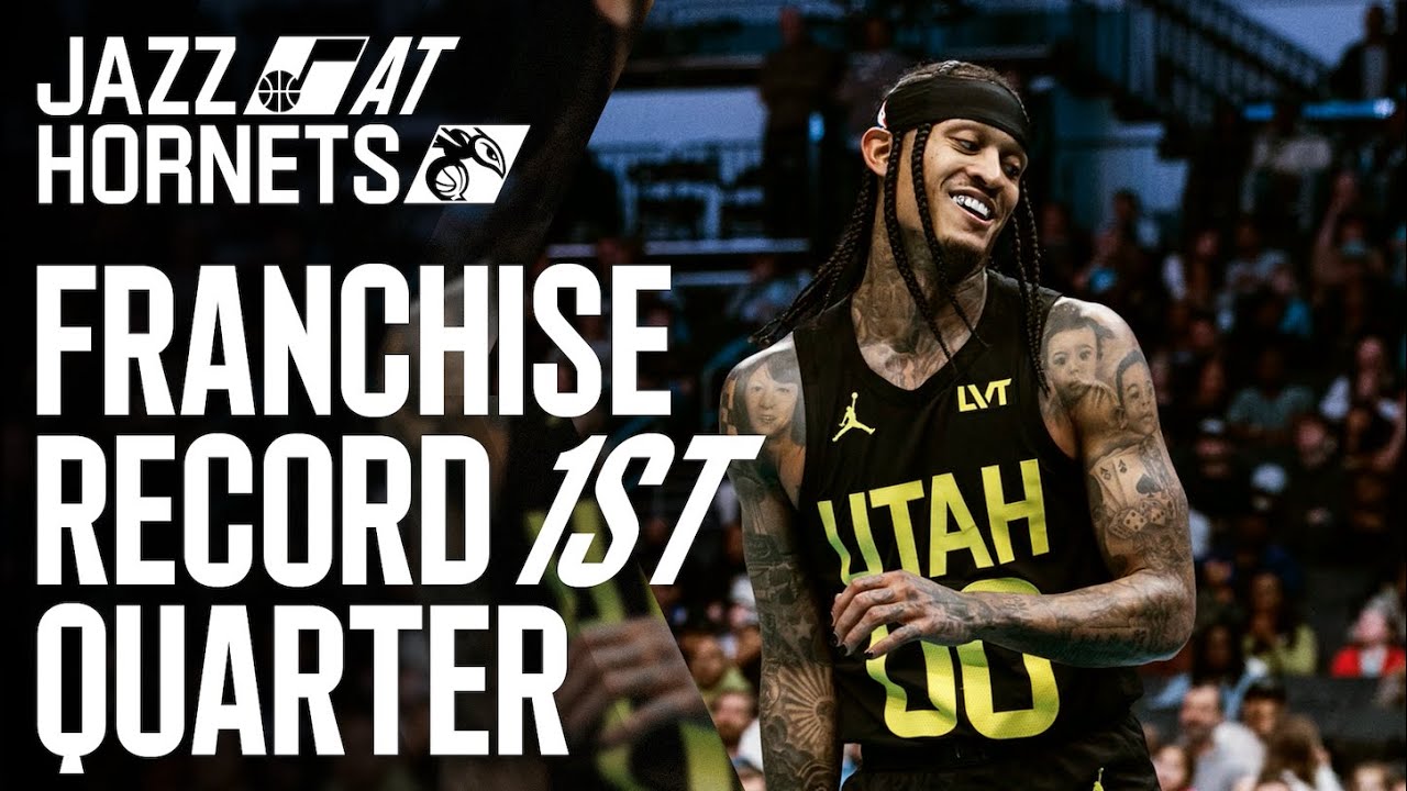 47 POINT first quarter ð± | UTAH JAZZ background