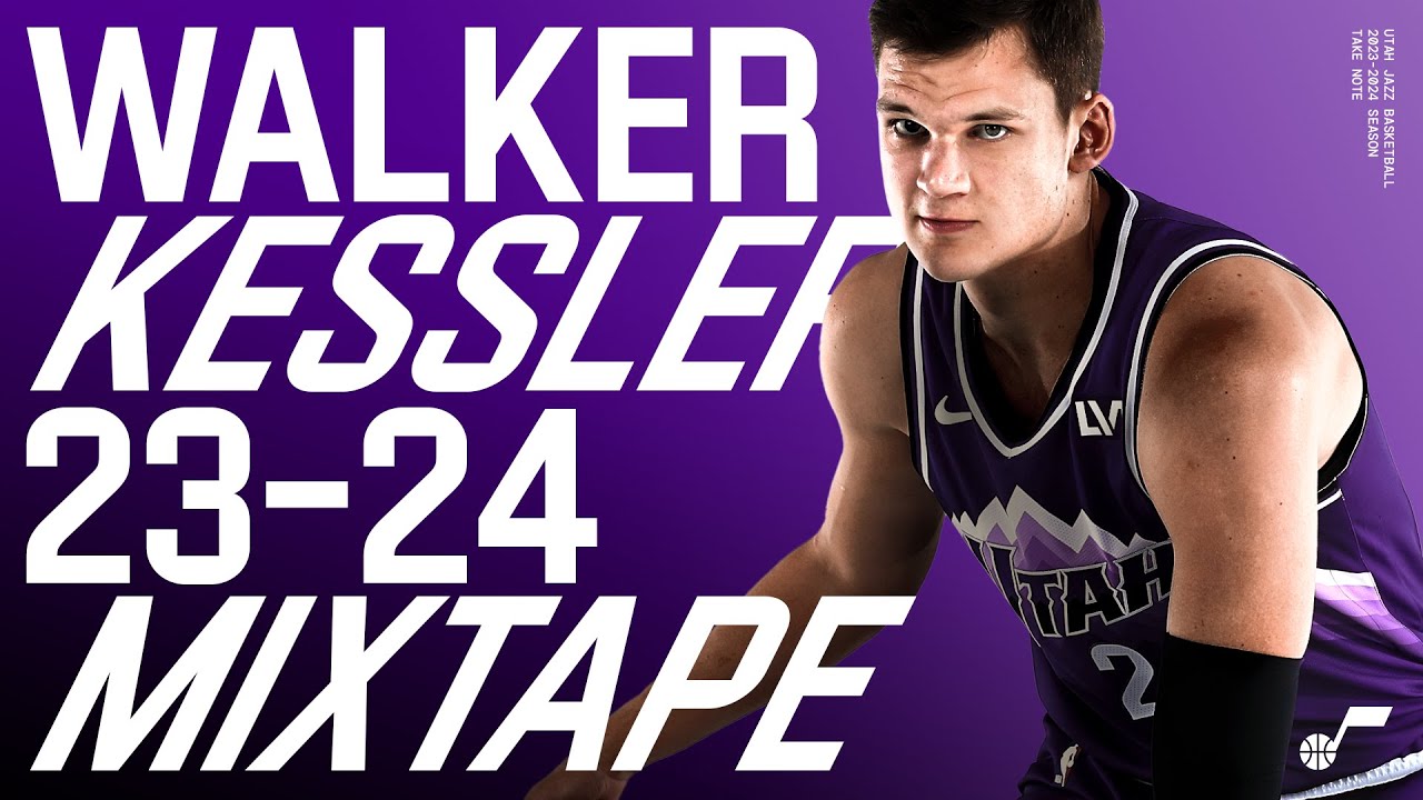 đŒ Walker Kessler '23-24 Mixtape đŒ | UTAH JAZZ background