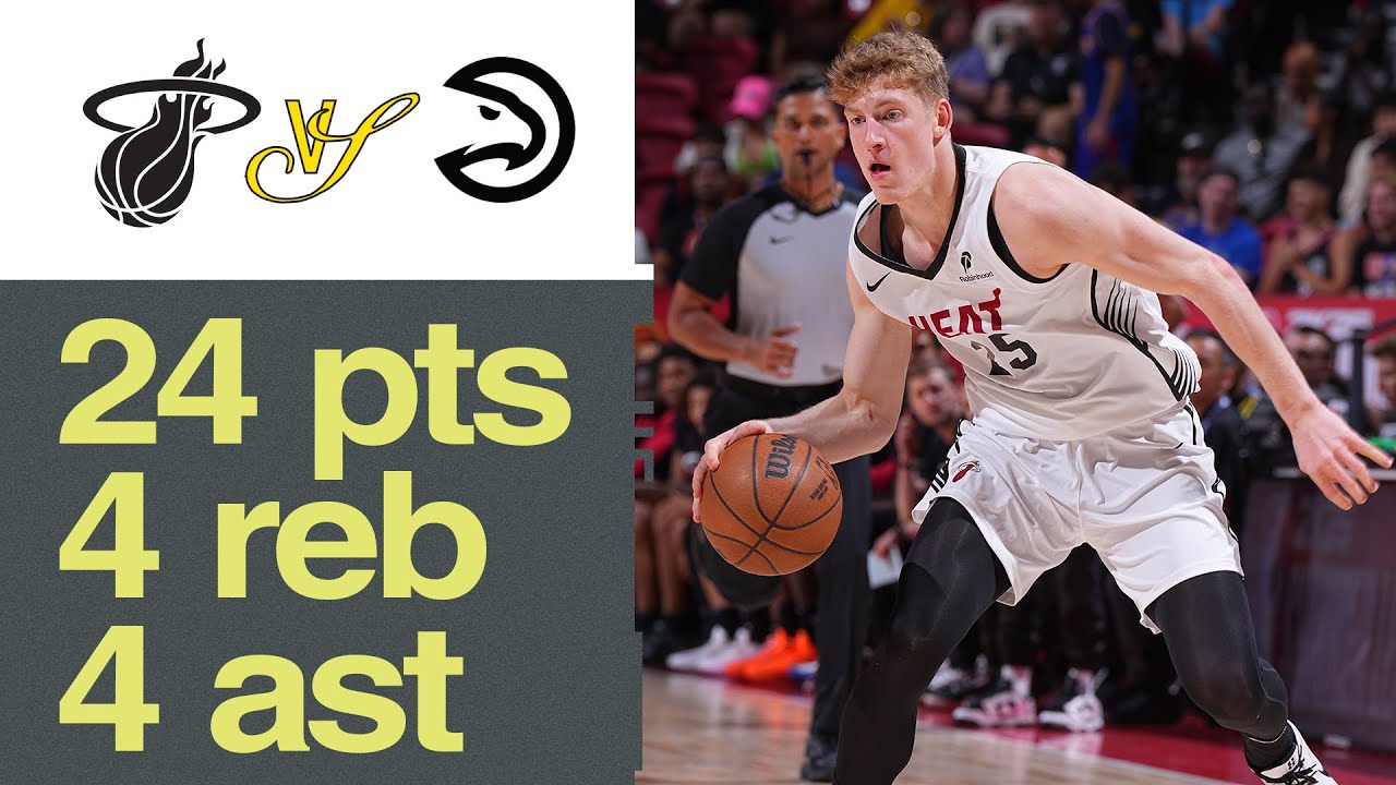 Kasparas Jakučionis COOKS 👨🍳 NBA 2K26 Summer League | July 11, 2025 background