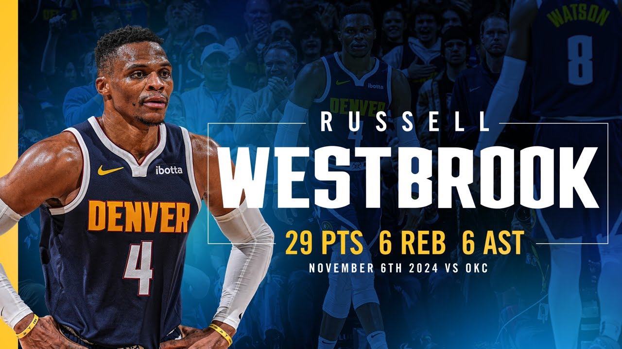 Russell Westbrook HOOPED vs. Thunder π£ | Full Game Highlights 11/6/24