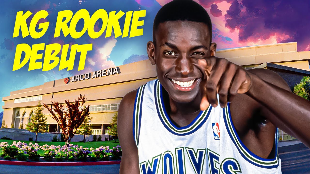 KEVIN GARNETT'S FIRST NBA GAME | 11.5.1995 background