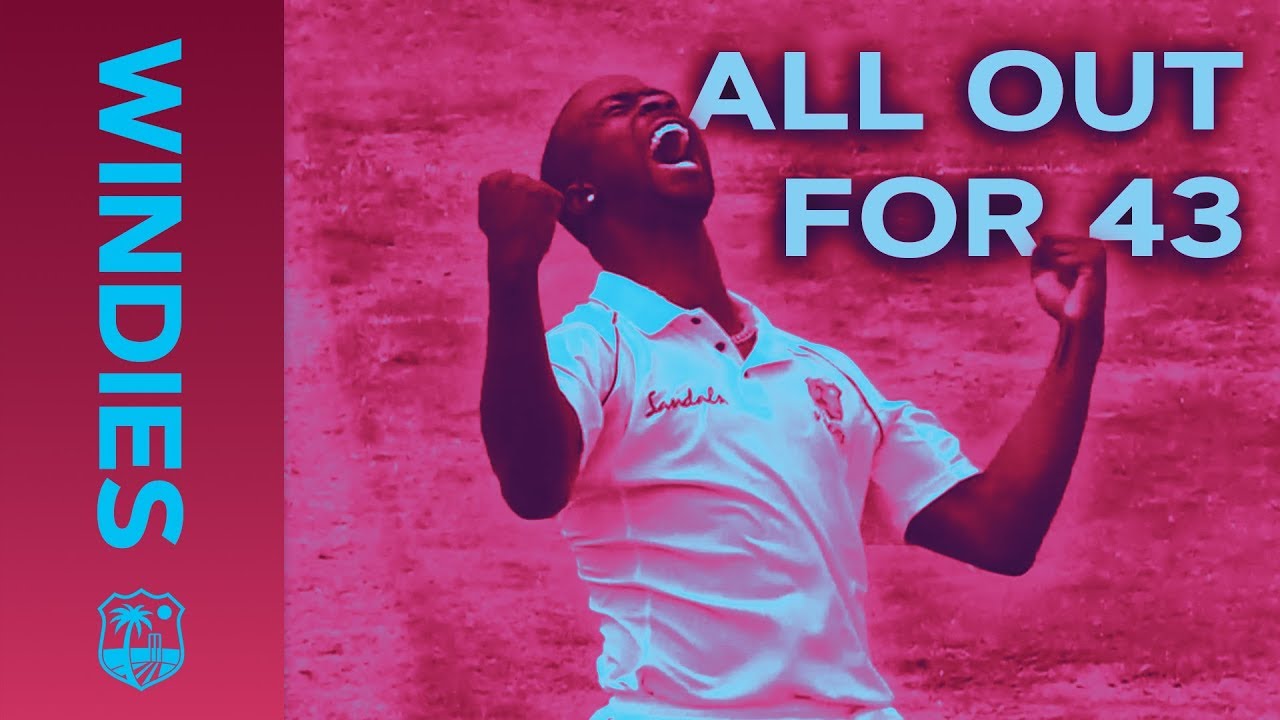 All Out For 43 - The Lowest Test Score for 44 years | Windies Finest