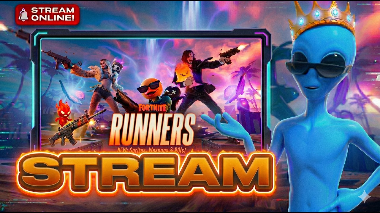 🔴 LIVE! Road to Top 1 | New Fortnite Season (No Mic) background