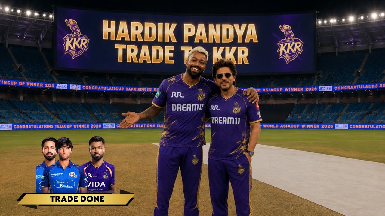 Hardik Pandya Trade to KKR in Place Of Harshit Rana & A Raghuvanshi | Hardik Pandya KKR Trade