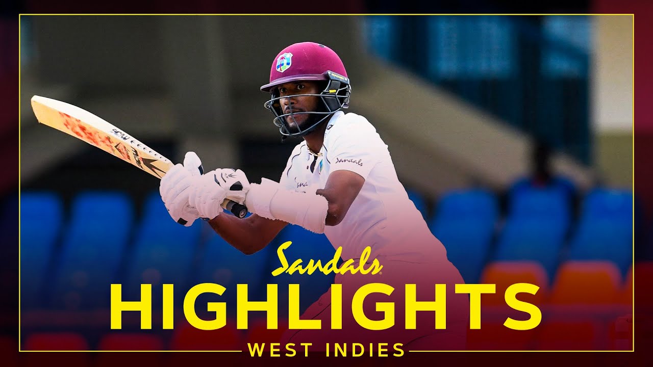 Highlights | West Indies vs Sri Lanka | Braithwaite Hits 9th Century | 2nd Sandals Test Day 2 2021 background
