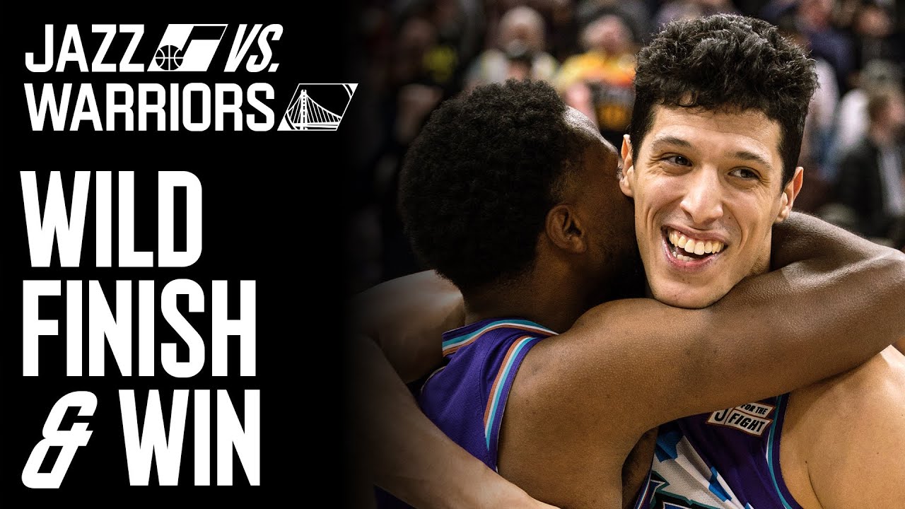 CHAOS against the Warriors for the WIN 😱 | UTAH JAZZ background