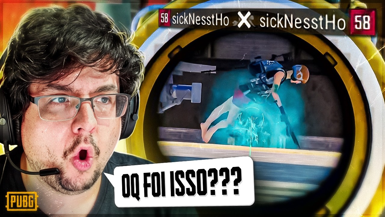 QUASE 10 ANOS DE PUBG E NUNCA TINHA VISTO ISSO!!