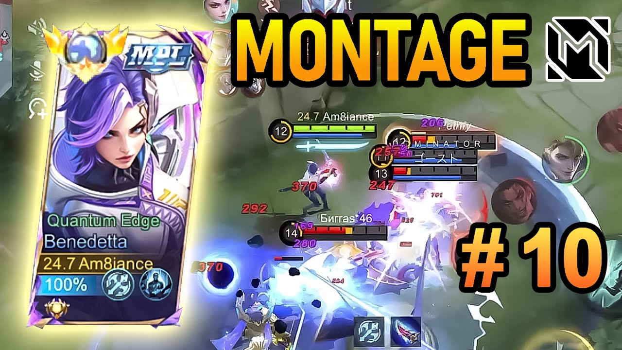 Benedetta Montage #10 - Outplay Hero!! Best Moments!! MLBB background