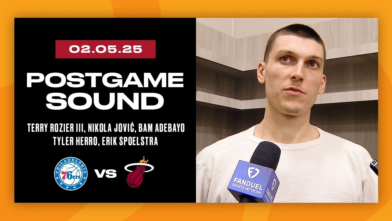 Rozier III, Jović, Adebayo, Herro, Spoelstra | Postgame Interview | February 5, 2025