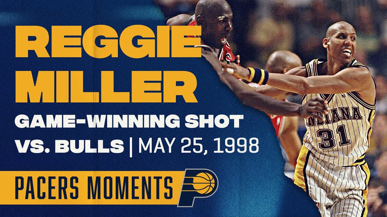 Reggie Miller Game-Winning Shot - Indiana Pacers vs. Chicago Bulls (May 25, 1998) background