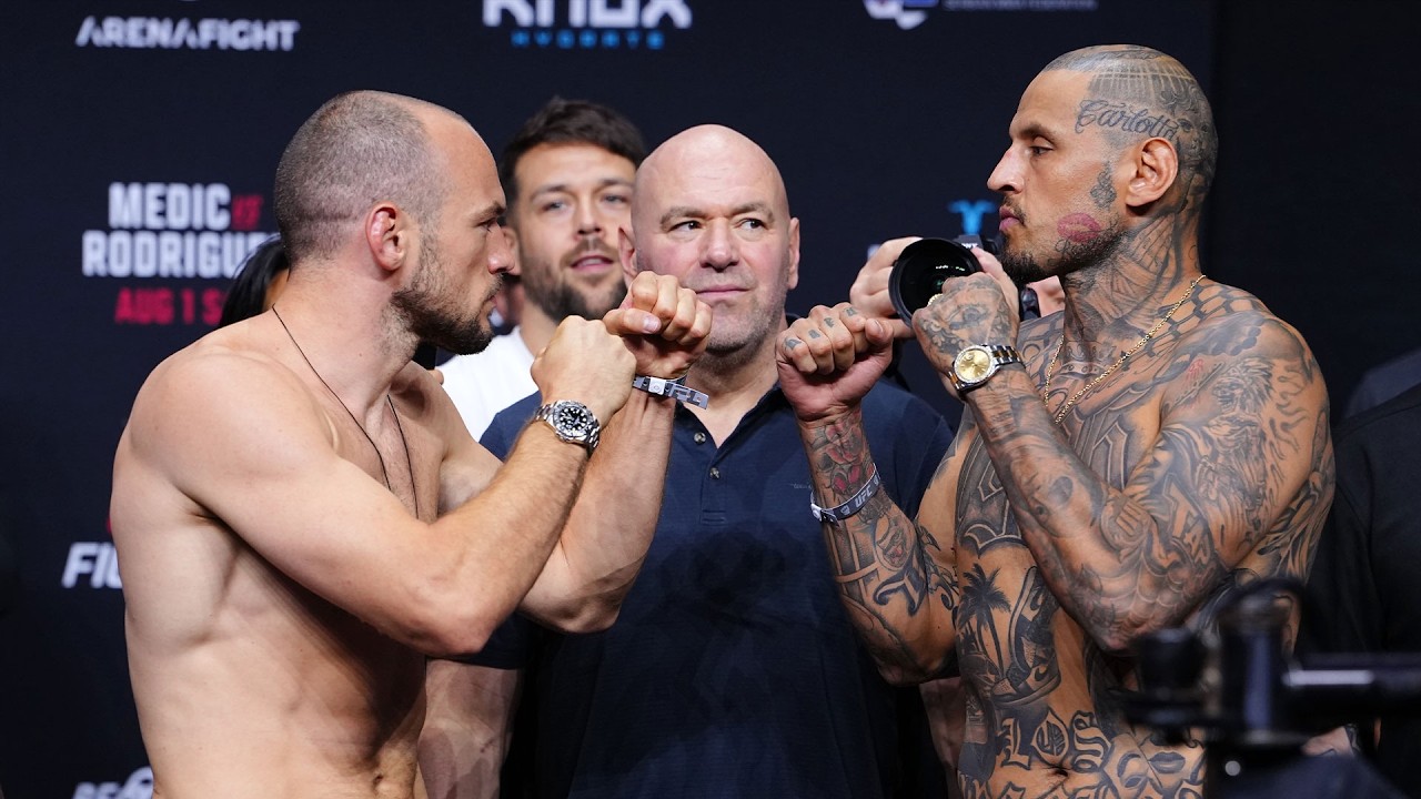 Encaradas da Pesagem | UFC Belgrado: Medic x Rodriguez