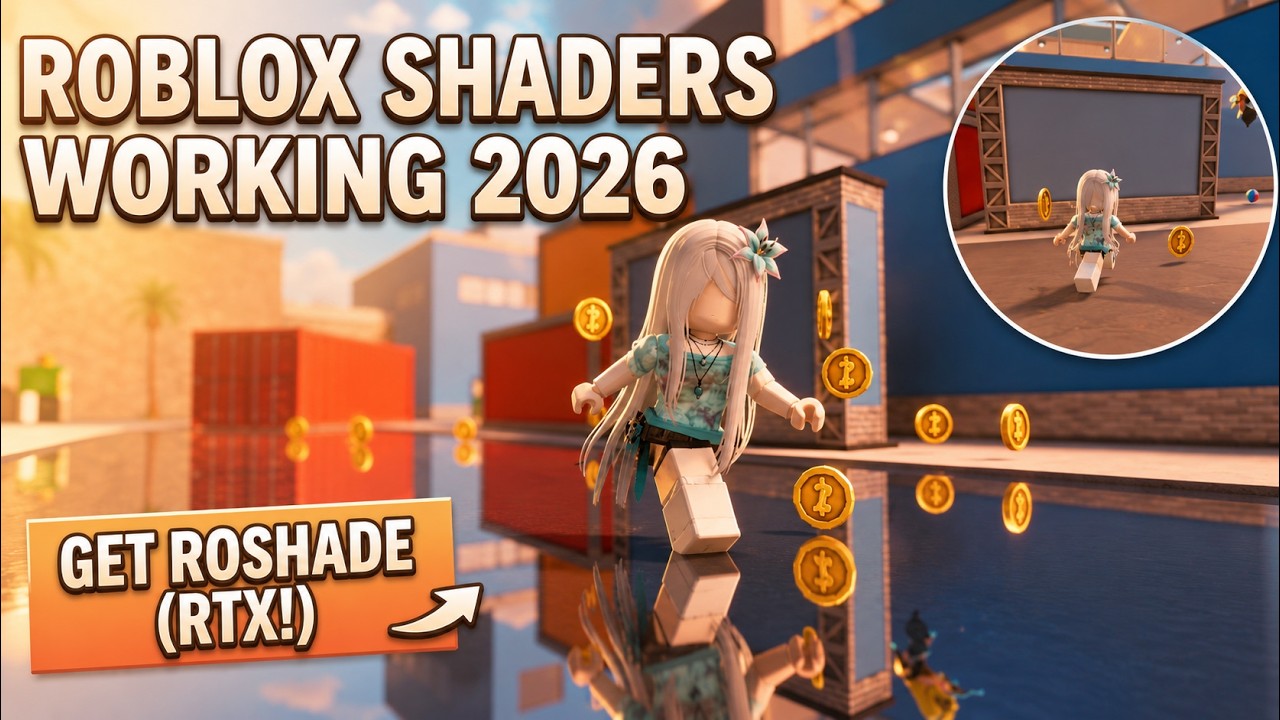How to Get Shaders on Roblox 2026: RoShade & Bloxstrap Tutorial | Roblox Shaders Tutorial background