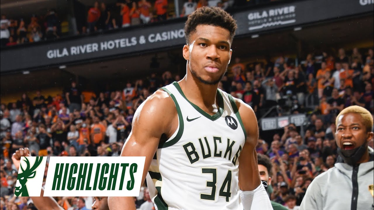 Every Bucket: Giannis Drops 32 Points & THE DUNK In Game 5 Of The NBA Finals background