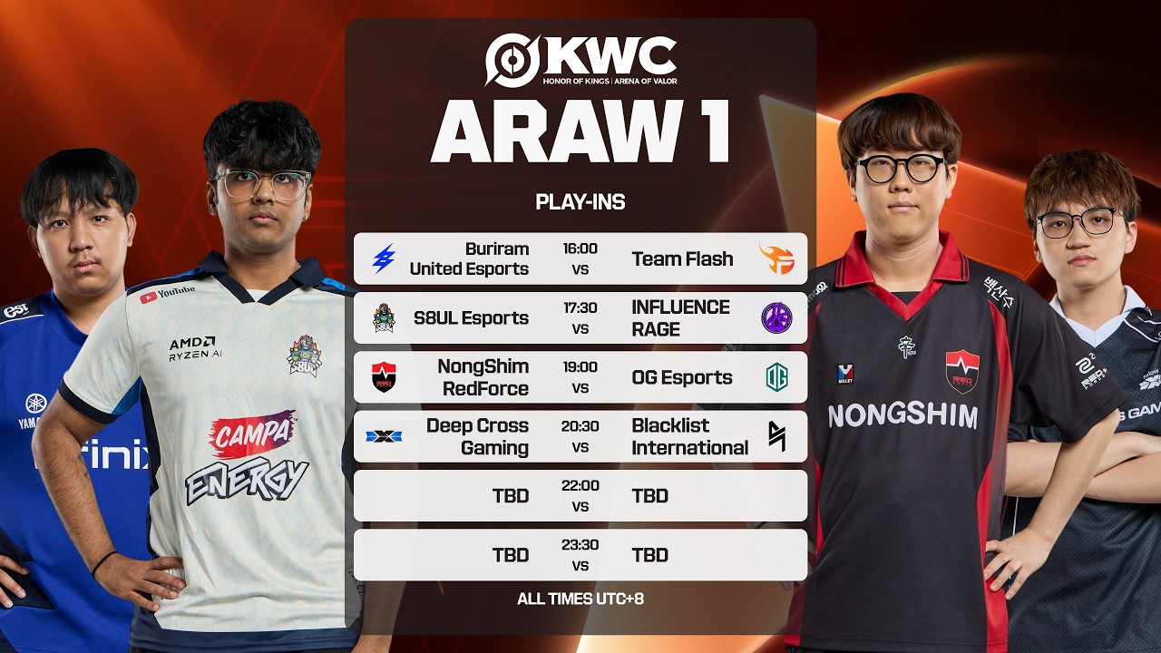 Honor of Kings World Cup at 2026 Esports World Cup| Play-in Day 1