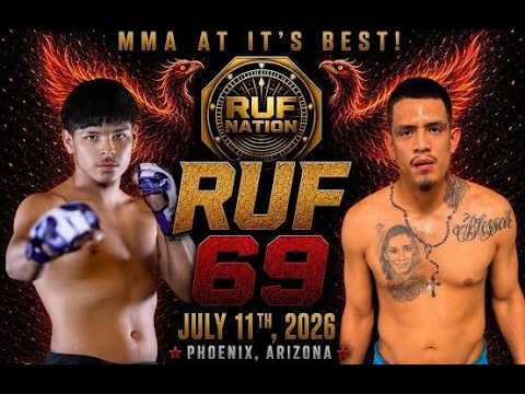 Marcos Gamez vs. Carlos Moreno - RUF 69 background