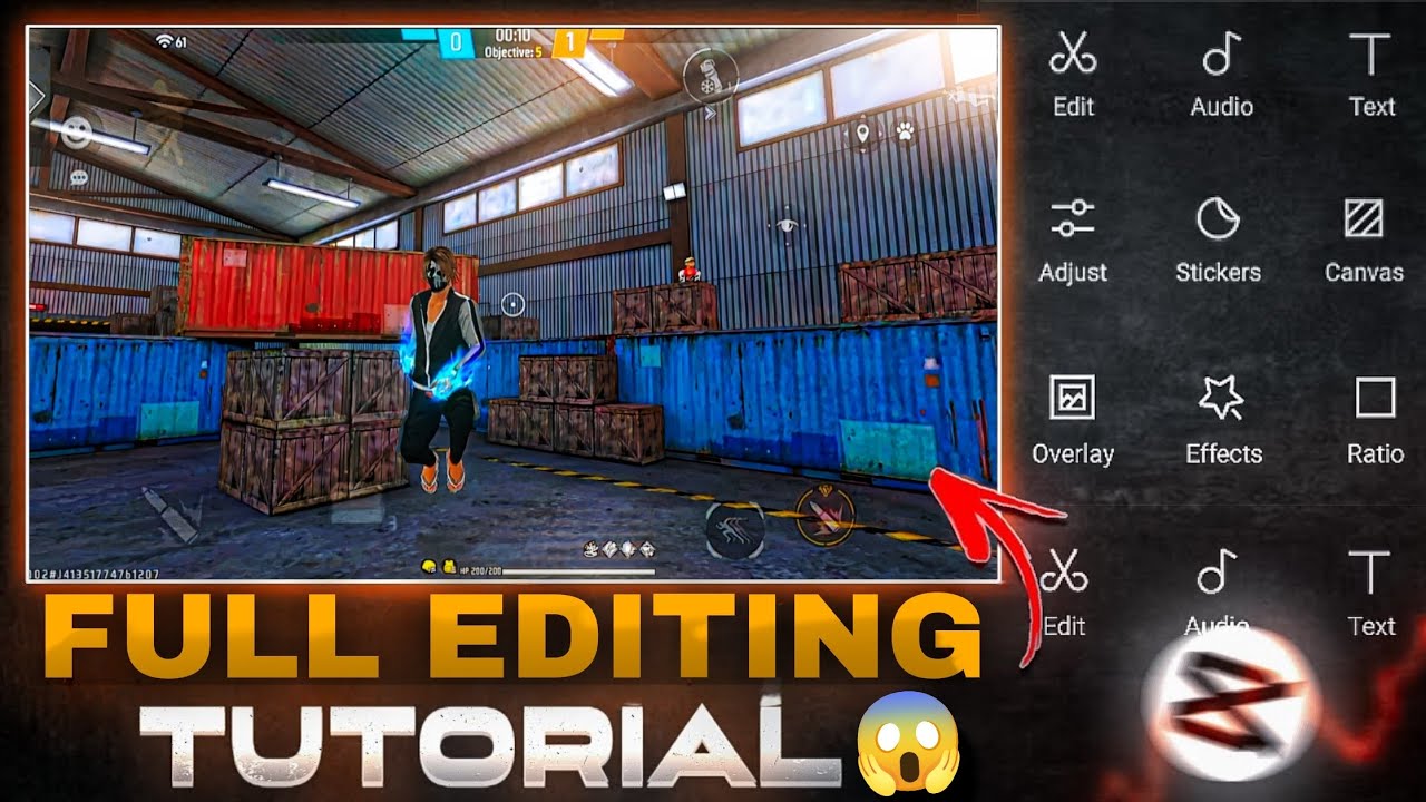 FULL EDITING TUTORIAL 😱 Cap cut