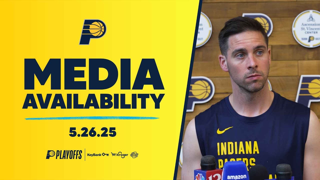 Indiana Pacers Media Availability | May 26, 2025 background