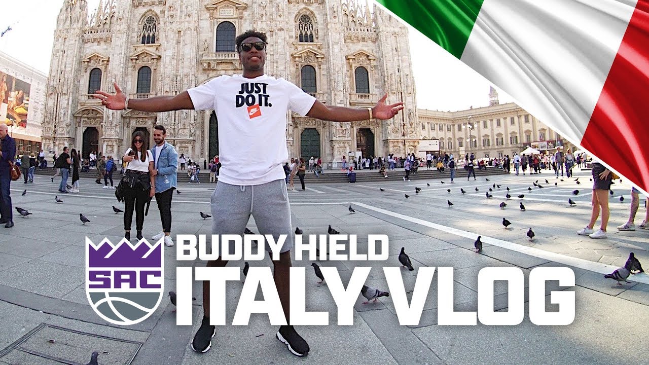 Buddy Hield Italy Vlog background