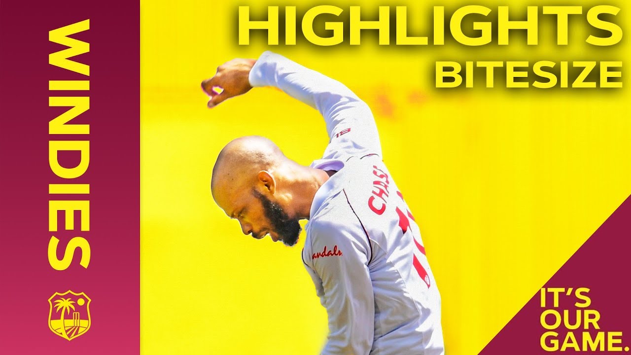 Windies vs India 1st Test Day 3 2019 | Bitesize Highlights