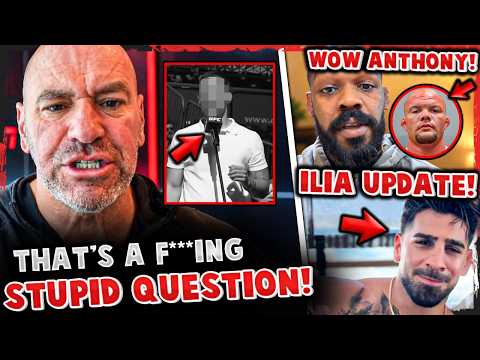 Dana White SHUTS DOWN REPORTER! Jon Jones MESSAGE to Anthony Smith over ARREST! Ilia Topuria UPDATE!