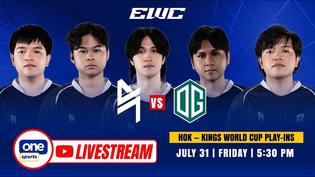 LIVE: HONOR OF KINGS (KWC) - PLAY-INS | ESPORTS WORLD CUP | JULY 31, 2026 background