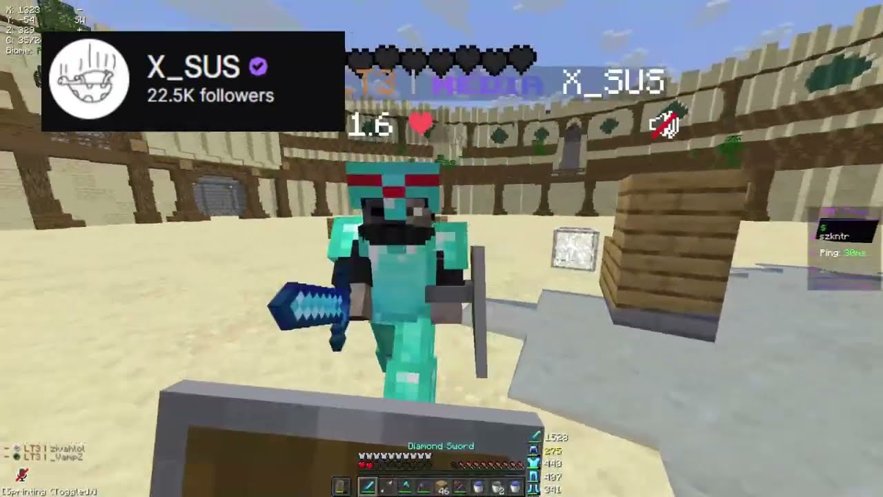 (LT3 SMP) Minecraft pvp Montage