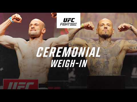 UFC Belgrade: Ceremonial Weigh-In