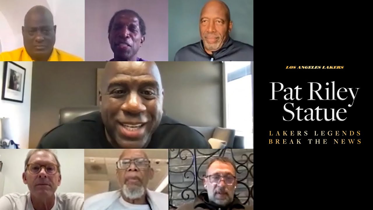 Pat Riley Statue Announcement Surprise background