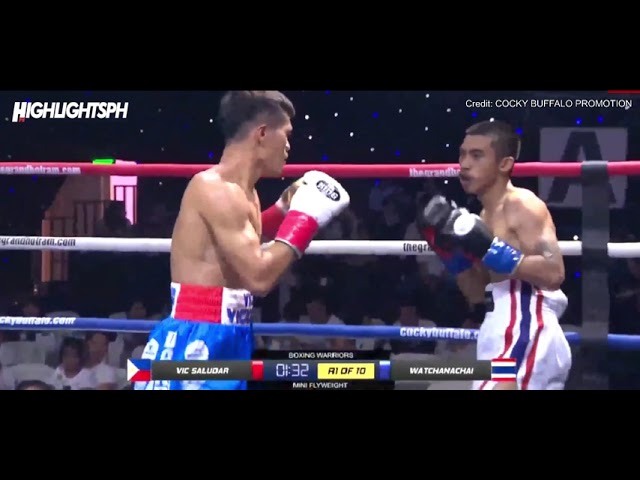 PINOY PANALO sa Vietnam! 1ST ROUND KNOCKOUT 🇵🇭Vic Saludar vs 🇹🇭Thasai