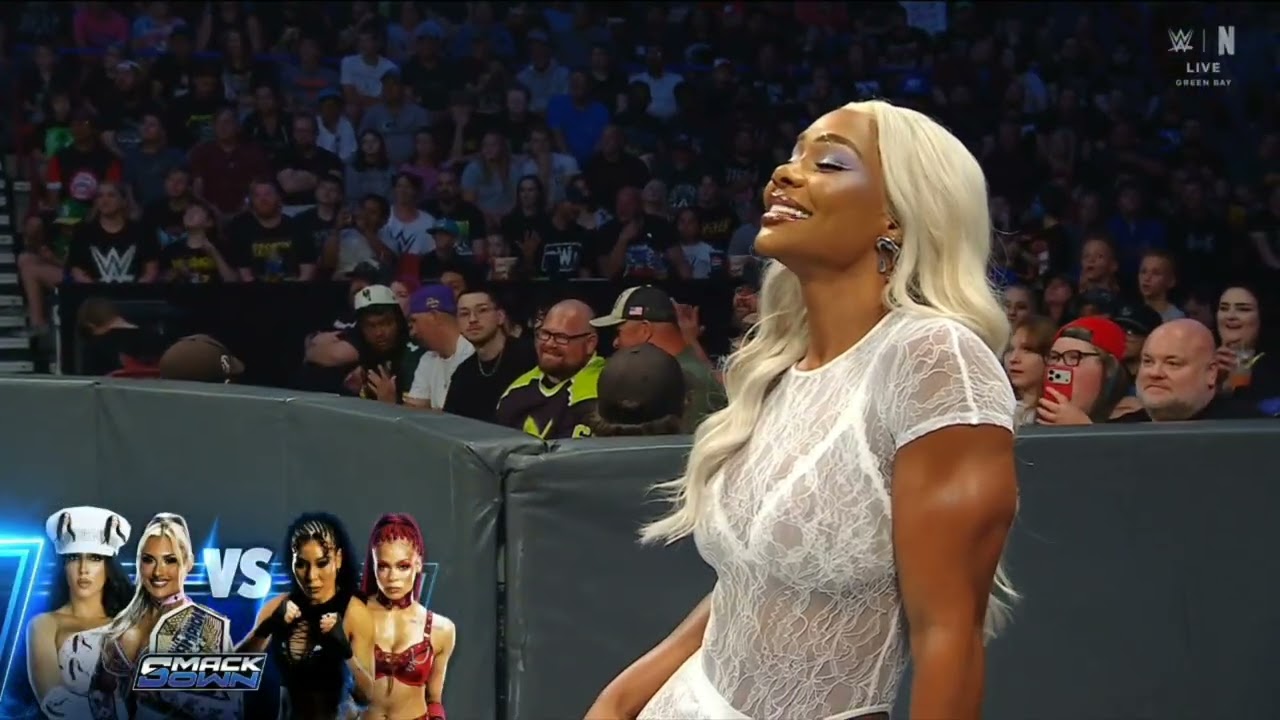 WWE SMACKDOWN TIFFANY STRATTON & CHELSEA GREEN VS MICHIN & B FAB 07/31/26