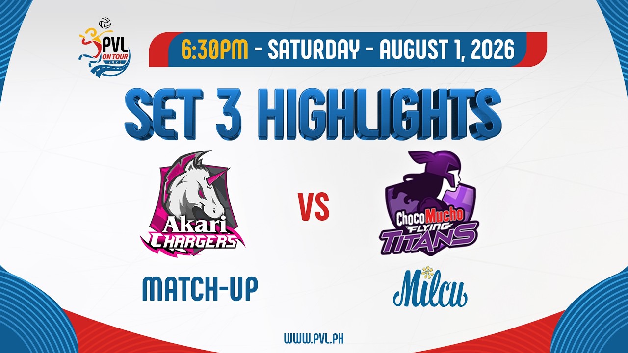Akari Chargers vs. Choco Mucho Flying Titans - 3rd Set Highlights background