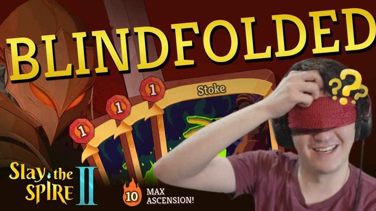 The FIRST EVER Spire 2 blindfolded win! | Ascension 10 Ironclad